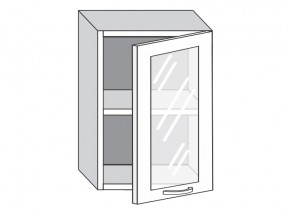 1.50.3 Шкаф настенный (h=720) на 500мм с 1-ой стекл. дверцей в Новой Ляле - novaya-lyalya.magazin-mebel74.ru | фото