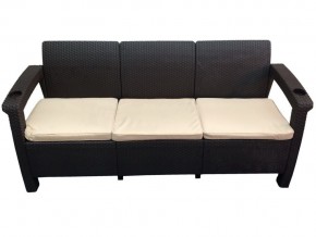 Диван Yalta Sofa 3 Set шоколадный в Новой Ляле - novaya-lyalya.magazin-mebel74.ru | фото