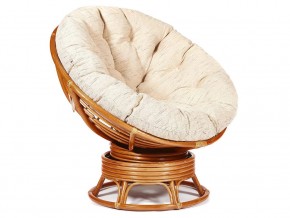 Кресло-качалка Papasan w 23/01 B с подушкой Cognac, ткань Старт в Новой Ляле - novaya-lyalya.magazin-mebel74.ru | фото