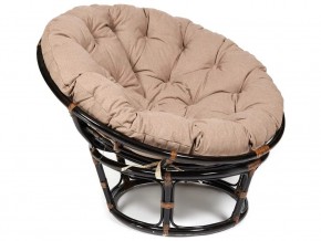 Кресло Papasan 23/01 W с подушкой Antique brown, экошерсть Коричневый в Новой Ляле - novaya-lyalya.magazin-mebel74.ru | фото