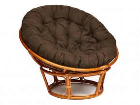 Кресло Papasan 23/01 W с подушкой Cognac, ткань Коричневый в Новой Ляле - novaya-lyalya.magazin-mebel74.ru | фото