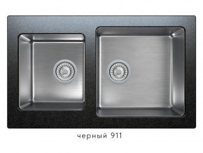 Мойка комбинированная Tolero twist TTS-840 Черный 911 в Новой Ляле - novaya-lyalya.magazin-mebel74.ru | фото