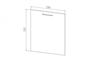 П 60 Комплект для посудомоечной машины 600 мм (цоколь + фасад) ЛДСП в Новой Ляле - novaya-lyalya.magazin-mebel74.ru | фото