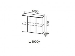 Ш1000у/720 Шкаф навесной 1000/720 (угловой) в Новой Ляле - novaya-lyalya.magazin-mebel74.ru | фото