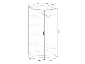 Шкаф угловой в Новой Ляле - novaya-lyalya.magazin-mebel74.ru | фото