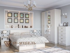 Спальня Вега Сосна Карелия Серия 2 в Новой Ляле - novaya-lyalya.magazin-mebel74.ru | фото