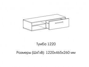 Тумба 1220 (низкая) в Новой Ляле - novaya-lyalya.magazin-mebel74.ru | фото